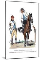 Baylor's Third Continental Dragoons-null-Mounted Art Print