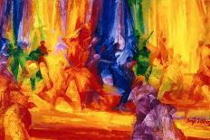 Dance 1, 2000-Bayo Iribhogbe-Framed Stretched Canvas