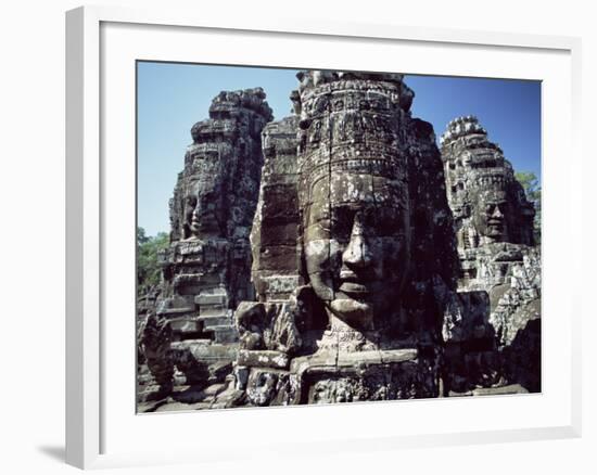 Bayon Temple, Angkor, Cambodia-George Chan-Framed Photographic Print