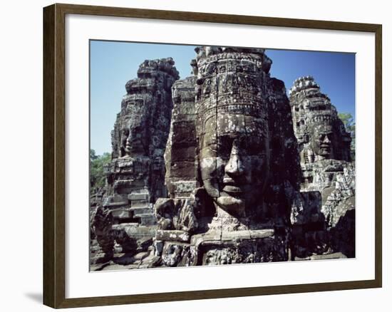 Bayon Temple, Angkor, Cambodia-George Chan-Framed Photographic Print