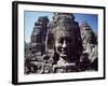 Bayon Temple, Angkor, Cambodia-George Chan-Framed Photographic Print