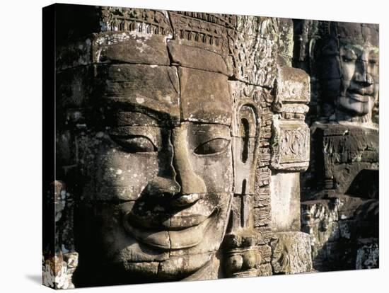 Bayon Temple, Angkor, Unesco World Heritage Site, Siem Reap, Cambodia, Indochina-Bruno Morandi-Stretched Canvas