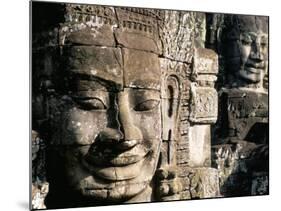 Bayon Temple, Angkor, Unesco World Heritage Site, Siem Reap, Cambodia, Indochina-Bruno Morandi-Mounted Photographic Print