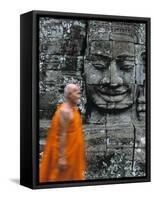 Bayon Temple, Angkor Wat, Siem Reap, Cambodia-Gavin Hellier-Framed Stretched Canvas
