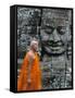 Bayon Temple, Angkor Wat, Siem Reap, Cambodia-Gavin Hellier-Framed Stretched Canvas