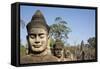 Bayon Temple, Angkor Wat, Siem Reap, Cambodia-Paul Souders-Framed Stretched Canvas