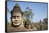 Bayon Temple, Angkor Wat, Siem Reap, Cambodia-Paul Souders-Framed Stretched Canvas