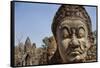 Bayon Temple, Angkor Wat, Siem Reap, Cambodia-Paul Souders-Framed Stretched Canvas