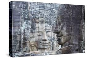 Bayon Temple,Angkor Wat, Siem Reap, Cambodia-Paul Souders-Stretched Canvas