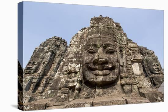 Bayon Temple, Angkor Wat, Siem Reap, Cambodia-Paul Souders-Stretched Canvas