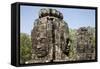 Bayon Temple, Angkor Wat, Siem Reap, Cambodia-Paul Souders-Framed Stretched Canvas