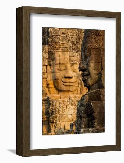 Bayon Temple, Angkor Wat, Siem Reap, Cambodia-Paul Souders-Framed Photographic Print