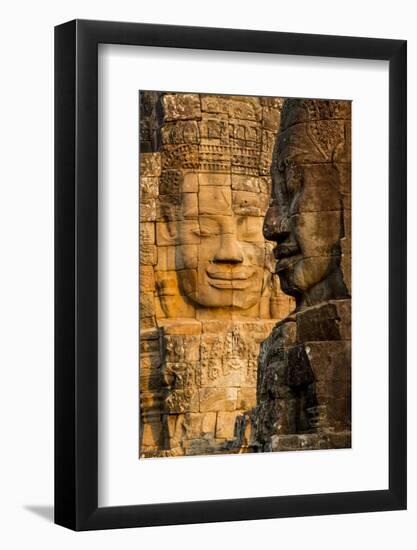 Bayon Temple, Angkor Wat, Siem Reap, Cambodia-Paul Souders-Framed Photographic Print