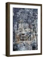 Bayon Temple, Angkor Wat, Siem Reap, Cambodia-Paul Souders-Framed Photographic Print