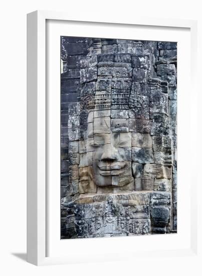 Bayon Temple, Angkor Wat, Siem Reap, Cambodia-Paul Souders-Framed Photographic Print