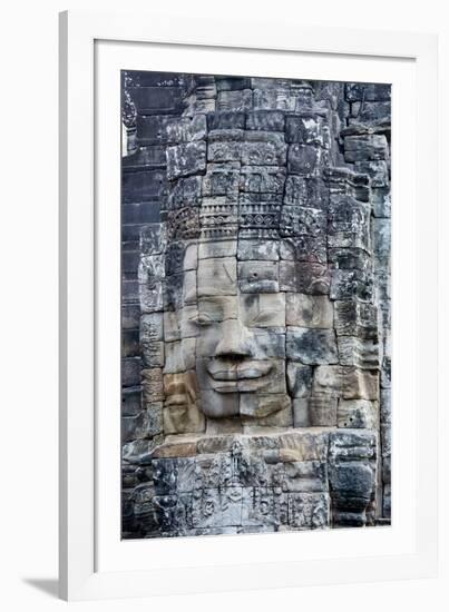 Bayon Temple, Angkor Wat, Siem Reap, Cambodia-Paul Souders-Framed Photographic Print