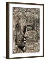 Bayon Temple, Angkor Wat, Siem Reap, Cambodia-Paul Souders-Framed Photographic Print