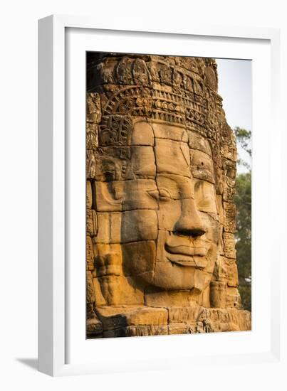 Bayon Temple, Angkor Wat, Siem Reap, Cambodia-Paul Souders-Framed Photographic Print