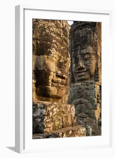 Bayon Temple, Angkor Wat, Siem Reap, Cambodia-Paul Souders-Framed Photographic Print