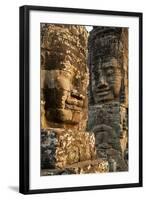 Bayon Temple, Angkor Wat, Siem Reap, Cambodia-Paul Souders-Framed Photographic Print