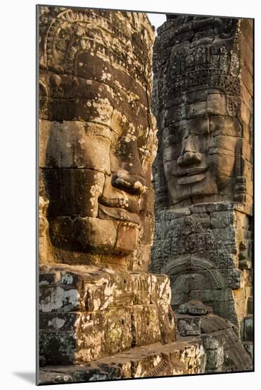 Bayon Temple, Angkor Wat, Siem Reap, Cambodia-Paul Souders-Mounted Photographic Print