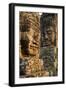 Bayon Temple, Angkor Wat, Siem Reap, Cambodia-Paul Souders-Framed Photographic Print