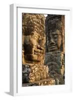 Bayon Temple, Angkor Wat, Siem Reap, Cambodia-Paul Souders-Framed Photographic Print