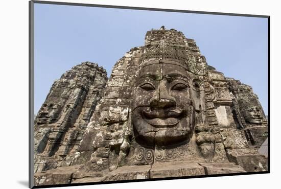 Bayon Temple, Angkor Wat, Siem Reap, Cambodia-Paul Souders-Mounted Photographic Print