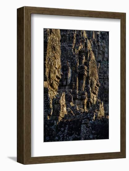 Bayon Temple, Built in 12th to 13th Century by King Jayavarman Vii, Angkor-Nathalie Cuvelier-Framed Photographic Print