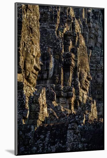 Bayon Temple, Built in 12th to 13th Century by King Jayavarman Vii, Angkor-Nathalie Cuvelier-Mounted Photographic Print