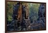 Bayon Temple, Built in 12th to 13th Century by King Jayavarman Vii, Angkor-Nathalie Cuvelier-Framed Photographic Print