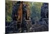 Bayon Temple, Built in 12th to 13th Century by King Jayavarman Vii, Angkor-Nathalie Cuvelier-Mounted Photographic Print