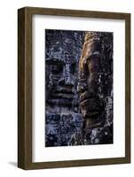 Bayon Temple, Built in 12th to 13th Century by King Jayavarman Vii, Angkor-Nathalie Cuvelier-Framed Photographic Print