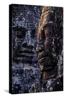 Bayon Temple, Built in 12th to 13th Century by King Jayavarman Vii, Angkor-Nathalie Cuvelier-Stretched Canvas