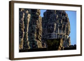 Bayon Temple, Built in 12th to 13th Century by King Jayavarman Vii, Angkor-Nathalie Cuvelier-Framed Photographic Print