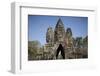 Bayon Temple Gates, Angkor Wat, Siem Reap, Cambodia-Paul Souders-Framed Photographic Print