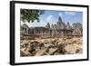 Bayon Temple in Angkor Thom-Michael Nolan-Framed Photographic Print