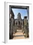 Bayon Temple in Angkor Thom-Michael Nolan-Framed Photographic Print