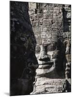 Bayon Temple, Late 12th Century, Buddhist, Angkor Thom, Angkor, Siem Reap, Cambodia, Southeast Asia-Robert Harding-Mounted Photographic Print