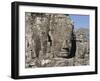 Bayon Temple, Late 12th Century, Buddhist, Angkor Thom, Angkor, Siem Reap, Cambodia, Southeast Asia-Robert Harding-Framed Photographic Print