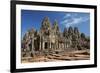 Bayon Temple Ruins, Angkor Thom, Angkor World Heritage Site, Siem Reap, Cambodia-David Wall-Framed Photographic Print