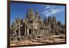 Bayon Temple Ruins, Angkor Thom, Angkor World Heritage Site, Siem Reap, Cambodia-David Wall-Framed Photographic Print