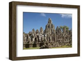 Bayon Temple Ruins, Angkor Thom, Angkor World Heritage Site, Siem Reap, Cambodia-David Wall-Framed Photographic Print