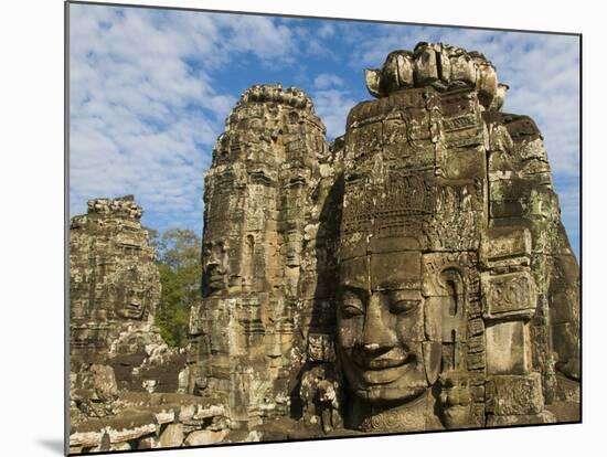 Bayon Temple-Bob Krist-Mounted Photographic Print