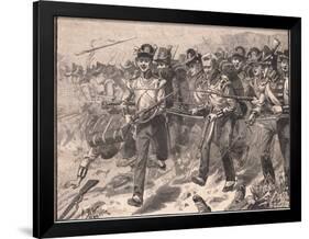 Bayonet Charge at Talavera Ad 1809-William Barnes Wollen-Framed Giclee Print