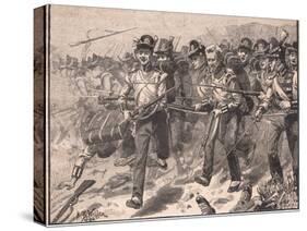 Bayonet Charge at Talavera Ad 1809-William Barnes Wollen-Stretched Canvas