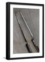 Bayonets at a Reenactment on the Yorktown Battlefield, Virginia-null-Framed Giclee Print