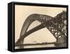 Bayonne Bridge and the Port of Ny-Margaret Bourke-White-Framed Stretched Canvas