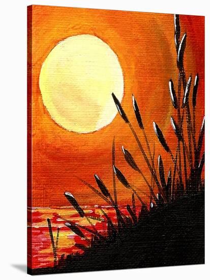 Bayou Moon-Cindy Thornton-Stretched Canvas