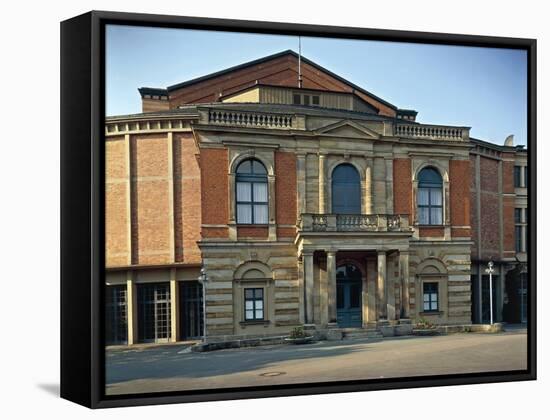 Bayreuth Festspielhaus, Opera House Located in Northern of Bayreuth City, Bavaria-null-Framed Stretched Canvas